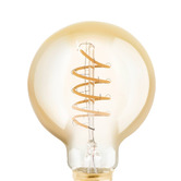 Eglo Celecto E27 Golf Ball 4W Amber 12cm Dimmable LED Bulb