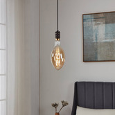 Eglo Radiance Giant E27 Fancy Round 8W Amber 34 cm LED Filament Bulb