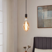 Eglo Radiance Giant E27 Fancy Round 8W Amber 34 cm LED Filament Bulb
