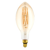 Eglo Radiance Giant E27 Fancy Round 8W Amber 34 cm LED Filament Bulb