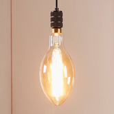 Eglo Radiance Giant E27 Fancy Round 8W Amber 34 cm LED Filament Bulb