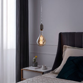 Eglo Radiance E27 Drop 8W Amber 32cm Dimmable LED Filament Bulb