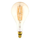 Eglo Radiance E27 Drop 8W Amber 32cm Dimmable LED Filament Bulb
