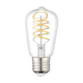Eglo Glintz E27 Drop ST48 7.3W LED Spiral Filament Bulb