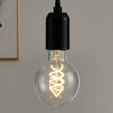 Eglo Glintz E27 Round GT80 7.3W LED Spiral Filament Bulb