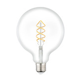 Eglo Glintz E27 Round G125 7.3W LED Spiral Filament Bulb