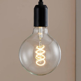 Eglo Glintz E27 Round G125 7.3W LED Spiral Filament Bulb