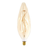Eglo Flame E27 Candle 4W Amber 34.5cm Dimmable LED Filament Bulb