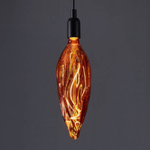 Eglo Flame E27 Candle 4W Amber 34.5cm LED Filament Bulb