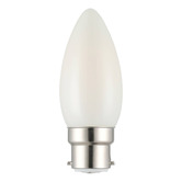 Eglo Facet B22 Frost Candle 4W Dimmable LED Bulb
