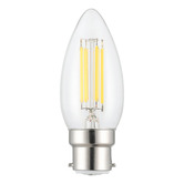 Eglo Flik B22 Clear Candle 4W Dimmable LED Filament Bulb