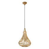 Eglo Natural Amsfield Pendant Light