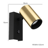 Eglo Cumaribo Steel Wall Spotlight