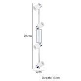 Eglo Davida Steel Adjustable 4 Wall Light Bar Spotlight