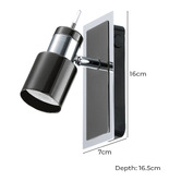 Eglo Davida II Steel Adjustable Wall Spotlight