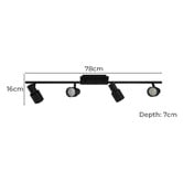 Eglo Davida 4 Light Bar Spotlight