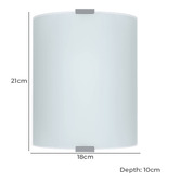 Eglo Grafik Steel Wall Light