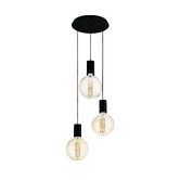 Eglo Pozueta Steel 3 Light Pendant