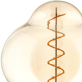 Eglo Laurelle E27 Fancy Round 4W 15cm LED Vintage Filament Bulb