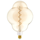 Eglo Laurelle E27 Fancy Round 4W 20cm Vintage LED Filament Bulb