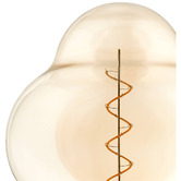 Eglo Laurelle E27 Fancy Round 4W 20cm Vintage LED Filament Bulb