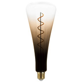 Eglo Morrie E27 Tubular Warm White 4W Brown 11cm LED Filament Bulb