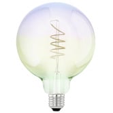 Eglo Elvo E27 Round Warm White 4W Rainbow 12.5cm LED Filament Bulb