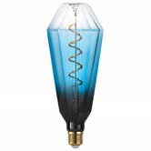 Eglo Morrie E27 Tubular Warm White 4W Blue 10cm LED Filament Bulb