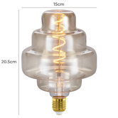 Eglo Sorelle E27 Fancy Round 4W 15cm LED Filament Bulb