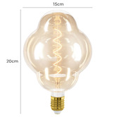 Eglo Laurelle E27 Fancy Round 4W 15cm LED Vintage Filament Bulb