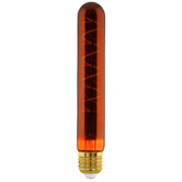 Eglo Elvo E27 Tubular Warm White 4W Amber LED Filament Bulb