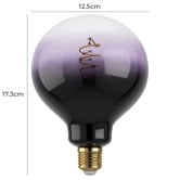 Eglo Morrie E27 Round Warm White 4W Purple 12.5cm LED Filament Bulb