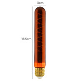 Eglo Elvo E27 Tubular Warm White 4W Amber LED Filament Bulb