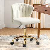 Everama Furniture Ratana Velvet Office Chair