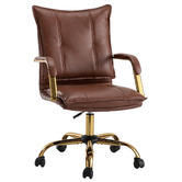 Everama Furniture Rasine Faux Leather Office Chair