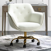 Everama Furniture Kelly Velvet Office Chair