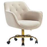 Everama Furniture Kelly Velvet Office Chair