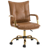 Everama Furniture Rasine Faux Leather Office Chair