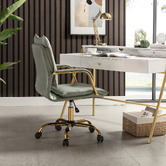 Everama Furniture Rasine Faux Leather Office Chair