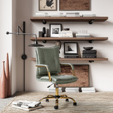 Everama Furniture Rasine Faux Leather Office Chair