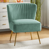 Everama Furniture Nyla Velvet Accent Chair