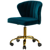 Everama Furniture Ratana Velvet Office Chair