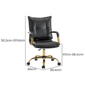 Everama Furniture Rasine Faux Leather Office Chair