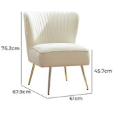 Everama Furniture Nyla Velvet Accent Chair