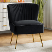 Everama Furniture Nyla Velvet Accent Chair
