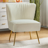 Everama Furniture Nyla Velvet Accent Chair