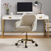 Everama Furniture Thorin Velvet Office Chair
