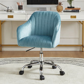 Everama Furniture Hagavik Velvet Office Chair