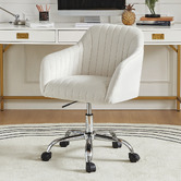 Everama Furniture Hagavik Velvet Office Chair