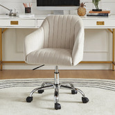 Everama Furniture Hagavik Velvet Office Chair